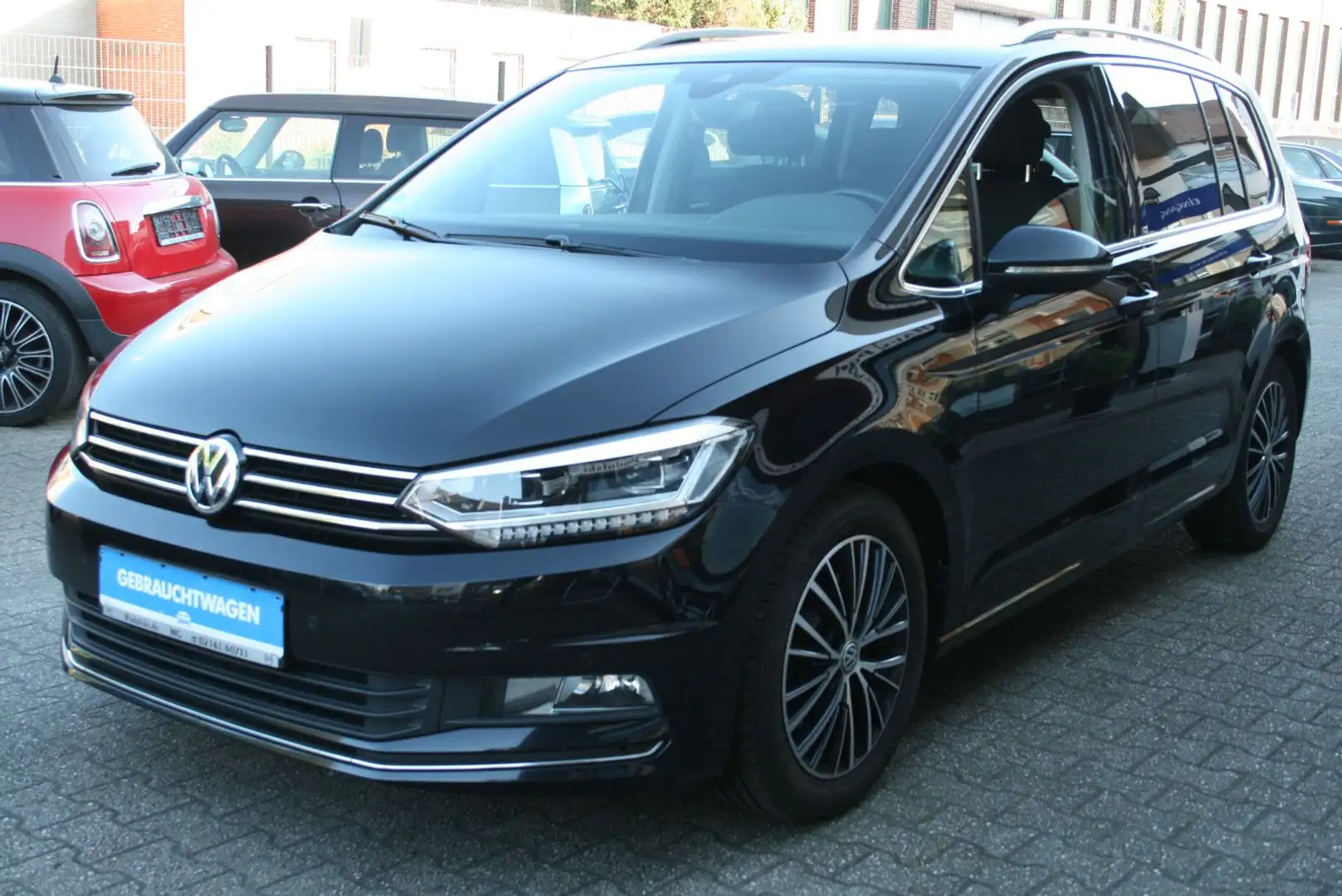 Volkswagen Touran Highline | Pano |7-Sitzer |AHK |S/W Räder Noir - 2