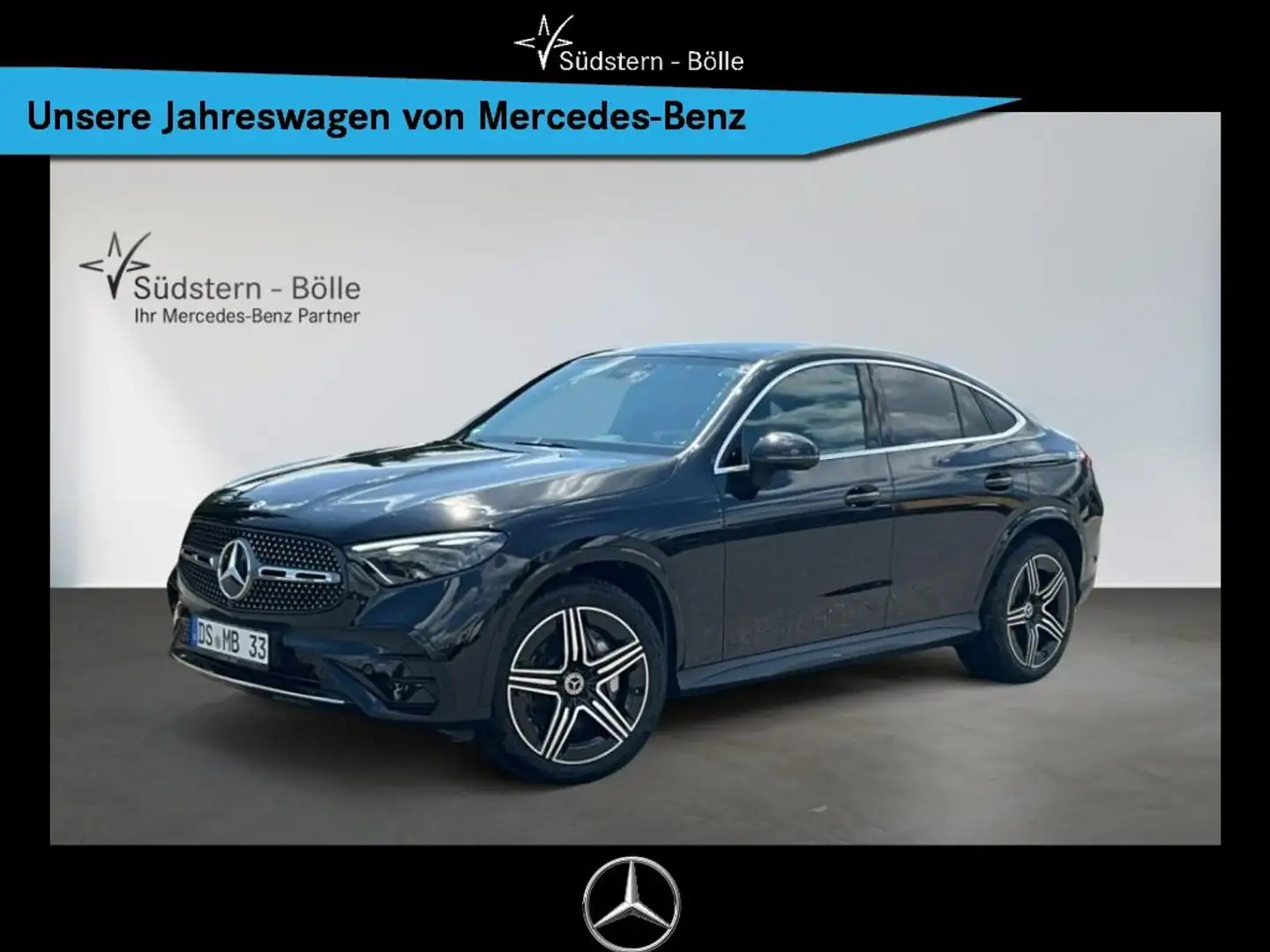 Mercedes-Benz GLC 220 d 4M Coupe +AMG+SHZ+MEMORY+NAVI+AMBIENTE Negro - 1