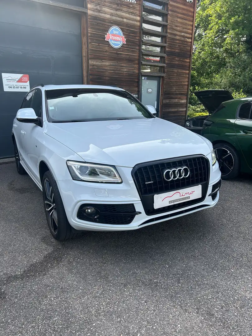 Audi Q5 2.0 TDI QUATTRO S LINE GARANTIE 12 MOIS Weiß - 1