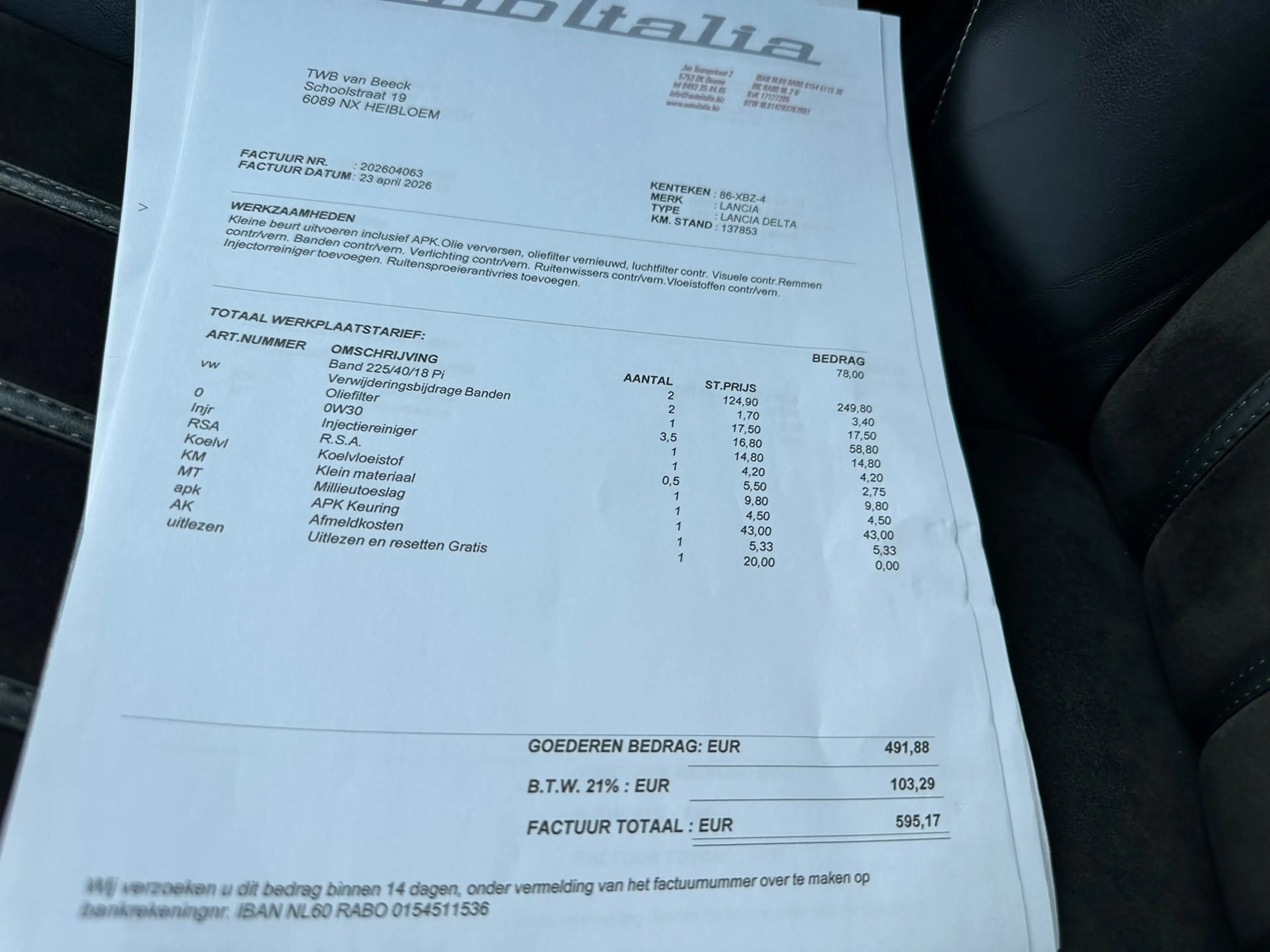 Lancia Delta 1.4 M.air Lounge Cruise*Clima*NAP*Dealer onderhoud — photo 7