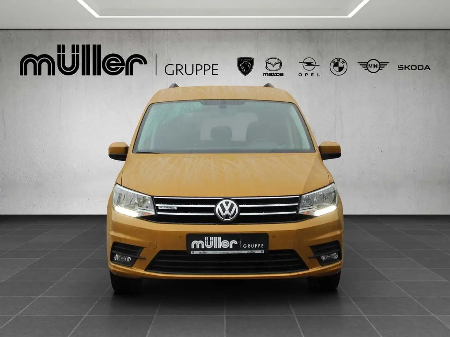 Volkswagen Caddy TGI BMT 1.4 BiFuel Comfortline Gelb - 1