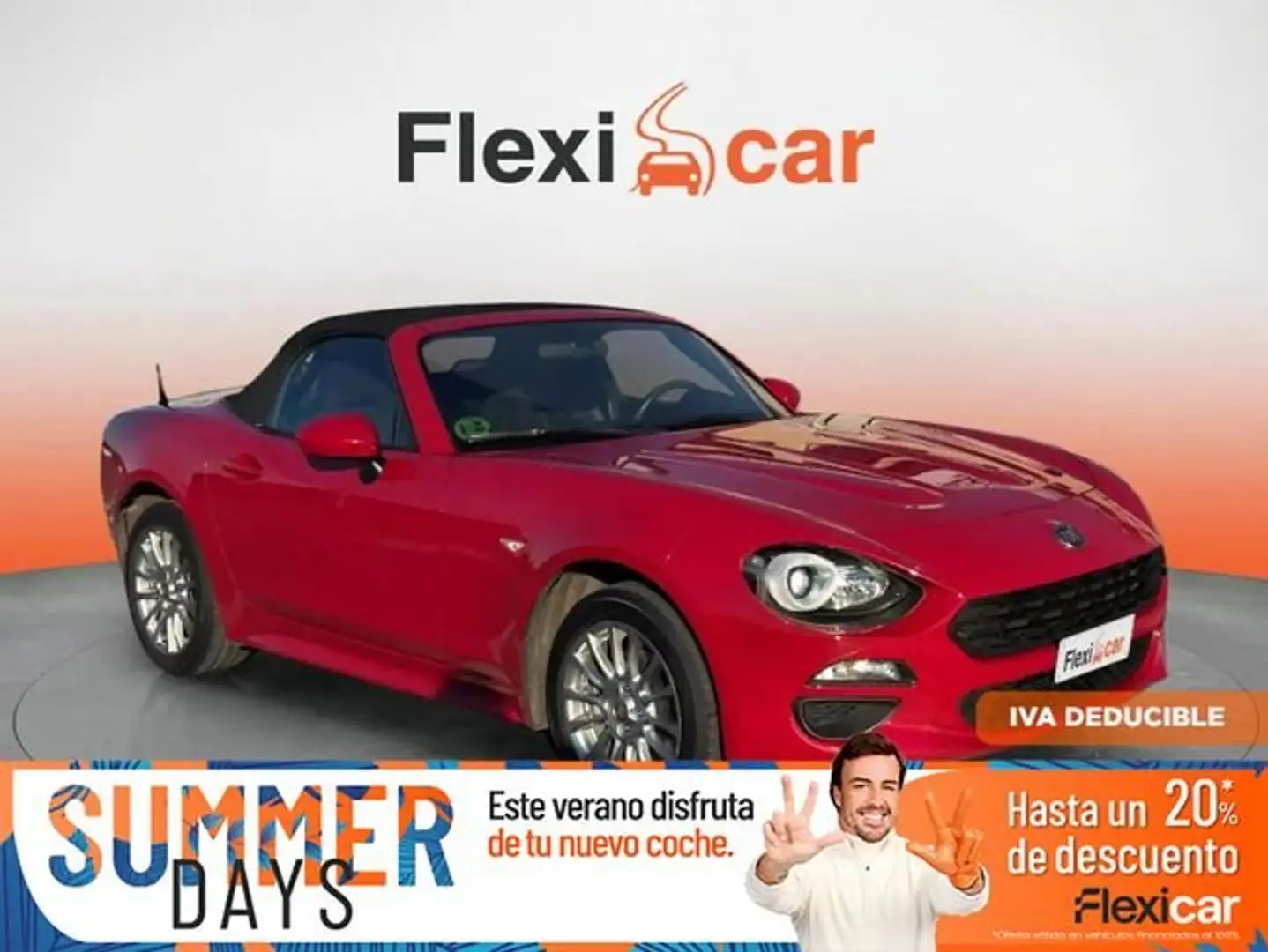 Fiat 124 Spider Piros - 1