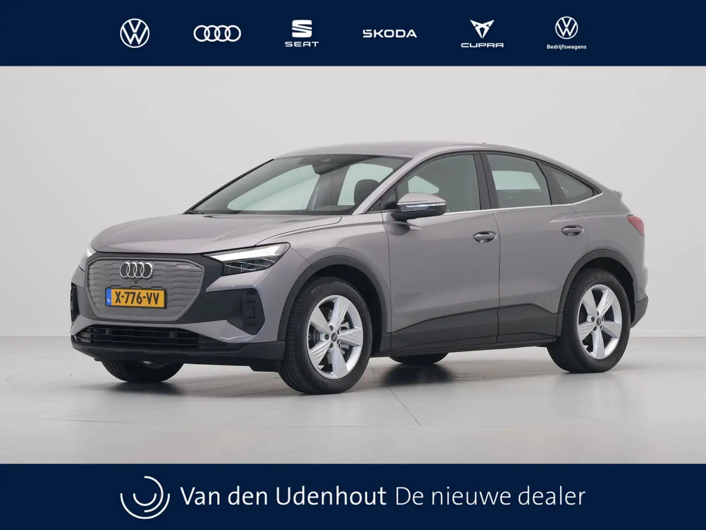 Audi Q4 e-tron Sportback 45 Edition 82 kWh 286pk Trekhaak Navigat Grijs - 1