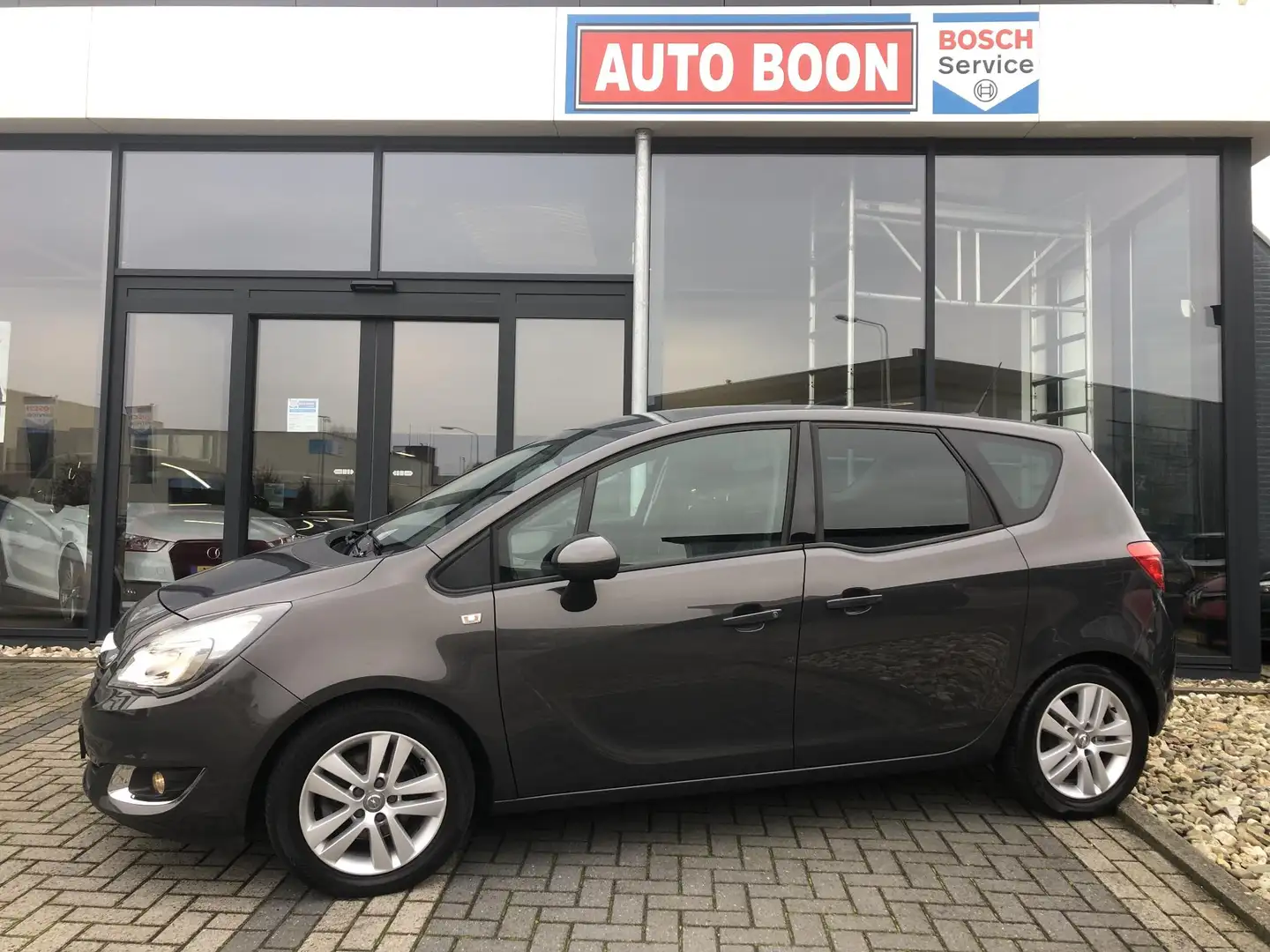 Opel Meriva 1.4T 120PK - NAVI/BT/CC/AIRCO/PDC - NL-AUTO - KM=N Gris - 1