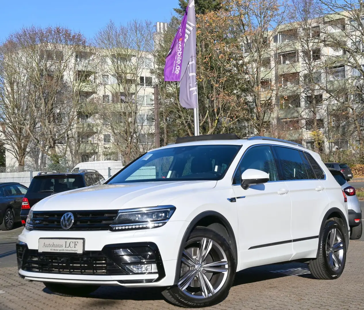 Volkswagen Tiguan 2.0 TDI Highline 4Motion Pano Navi LED Blanc - 1