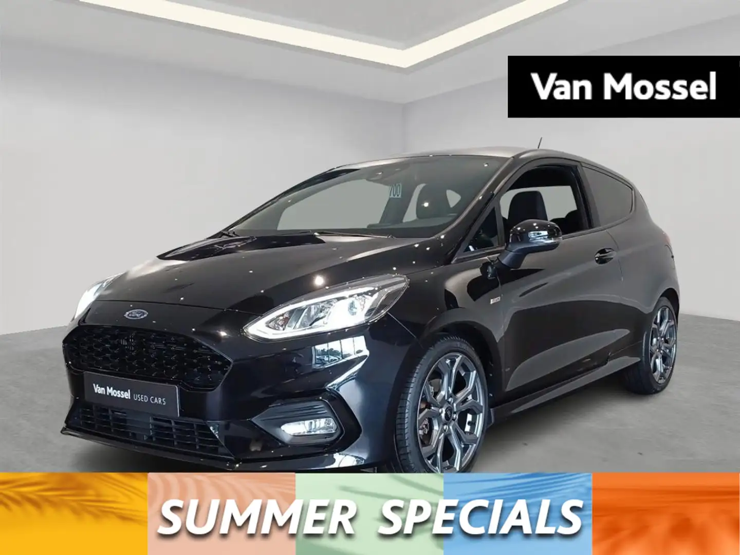 Ford Fiesta 1.0i EcoBoost 92kW ST-Line Zwart - 1