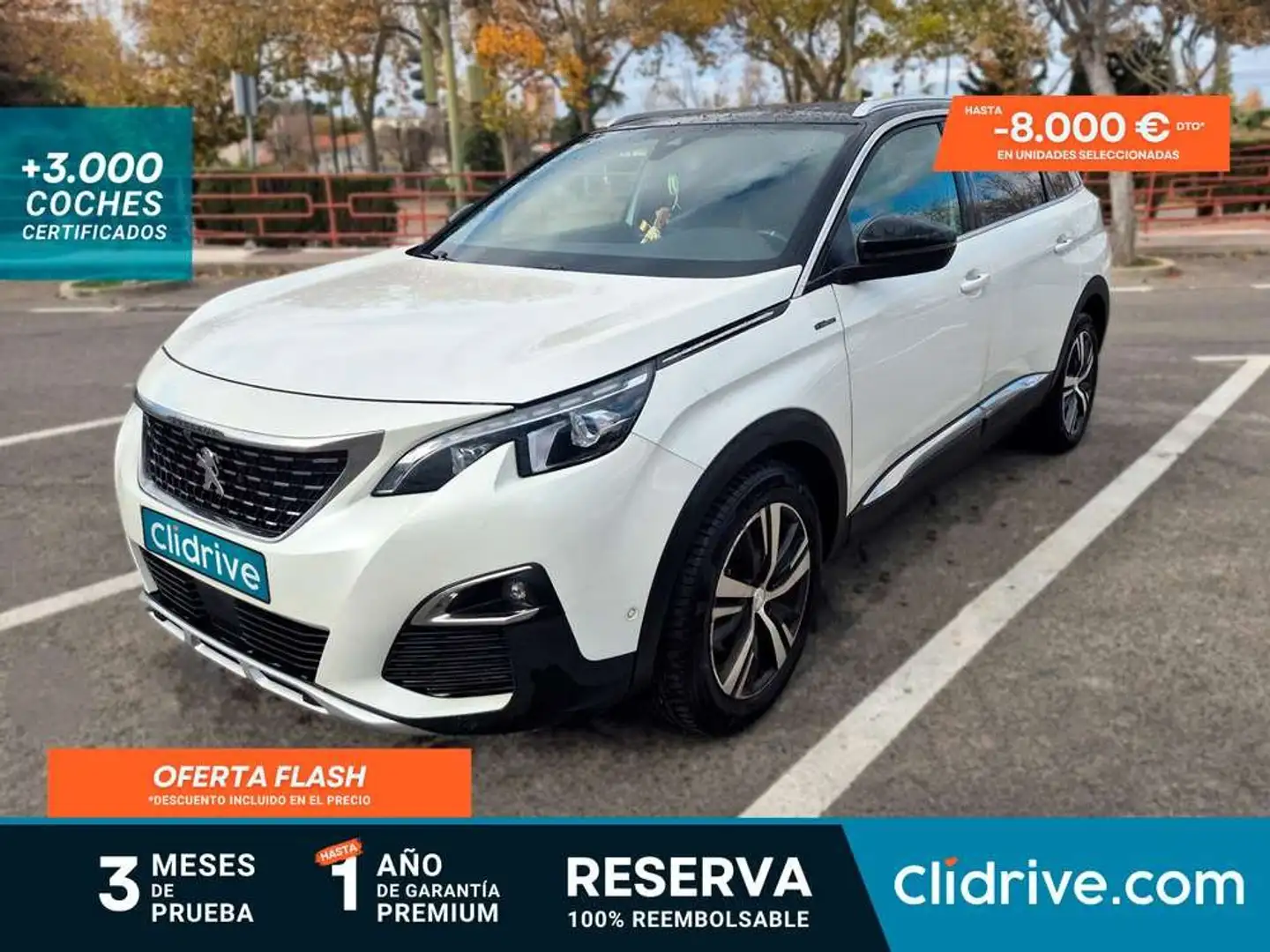 Peugeot 5008 1.2 PureTech S&S Style 7 pl. 130 Blanc - 1