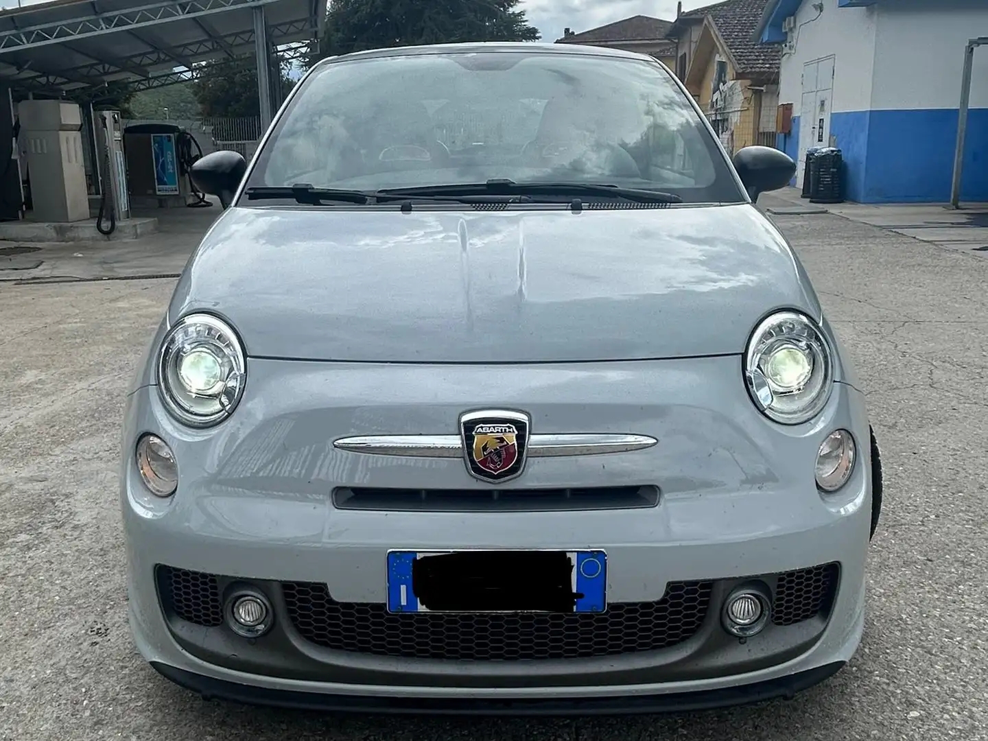 Fiat 500 Abarth 500 1.4 16v t. t-jet Custom 140cv mta Silber - 2