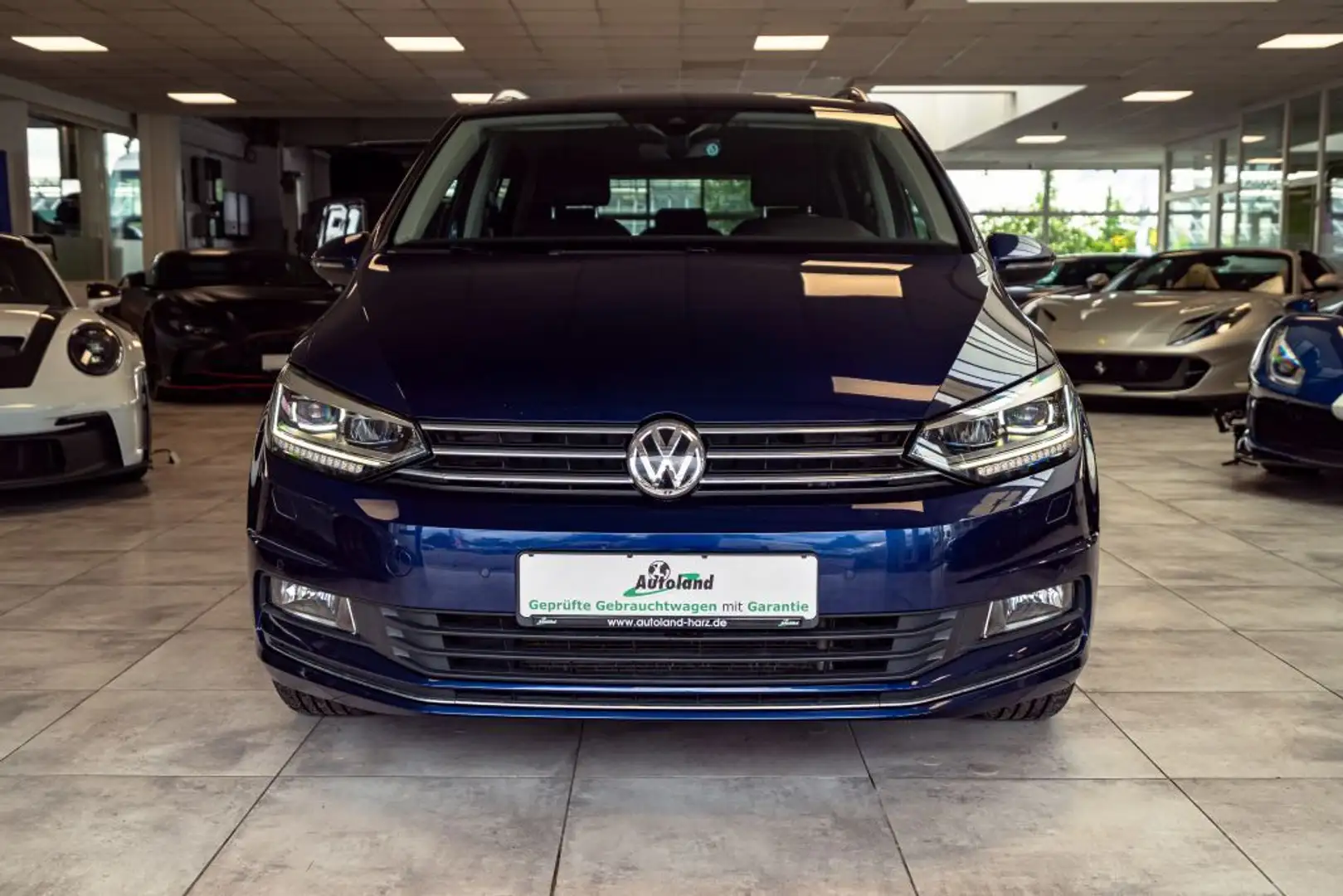 Volkswagen Touran 1.4 TSI Highline*1.Hand*CAM*AZV*LED*ACC* Bleu - 2