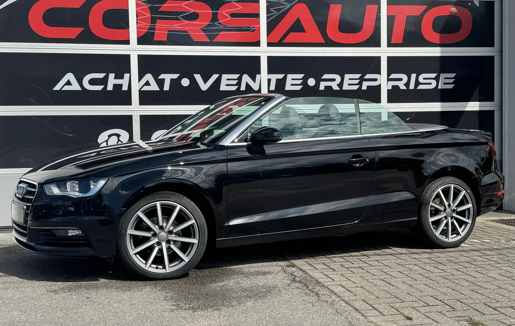 Audi A3 A3 Cabriolet 2.0 TDi S tronic *EXPORT* NAVI CUIR Zwart - 1