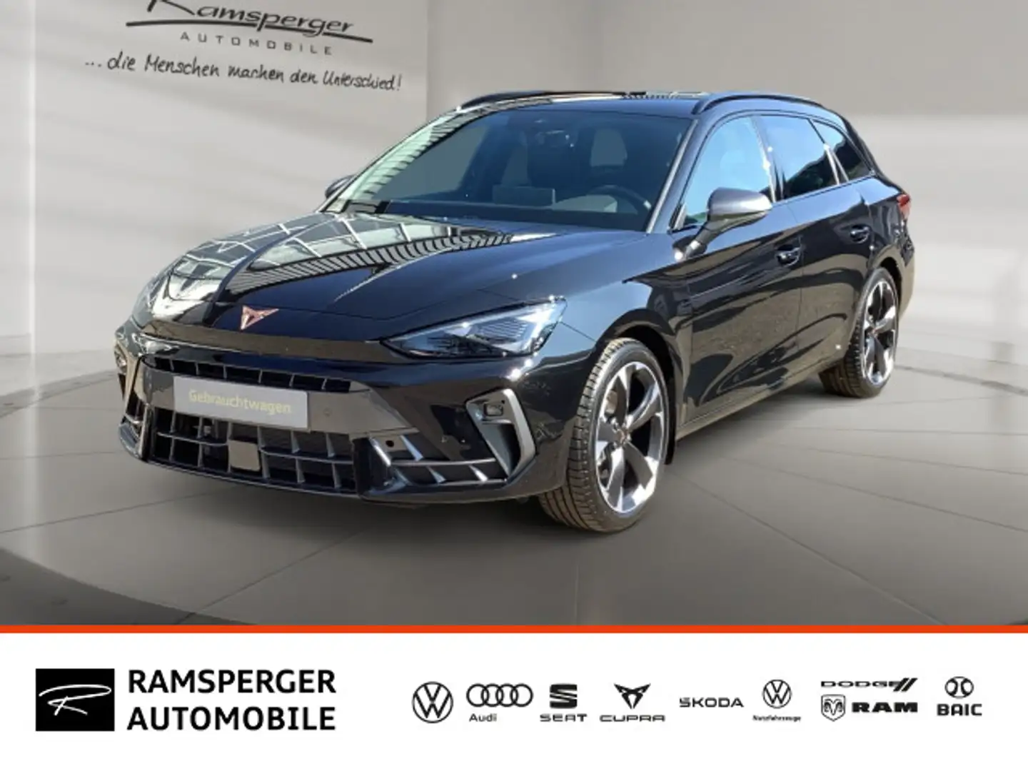 CUPRA Leon Sportstourer 1.5 eTSI LED/AHK/Kamera/uvm. Noir - 1