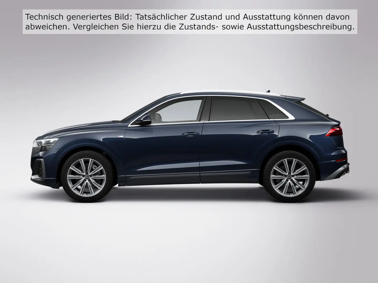Audi Q8 50 TDI qu S line tip*Air*HUD*Pano*Matrix*Virt Blau - 2