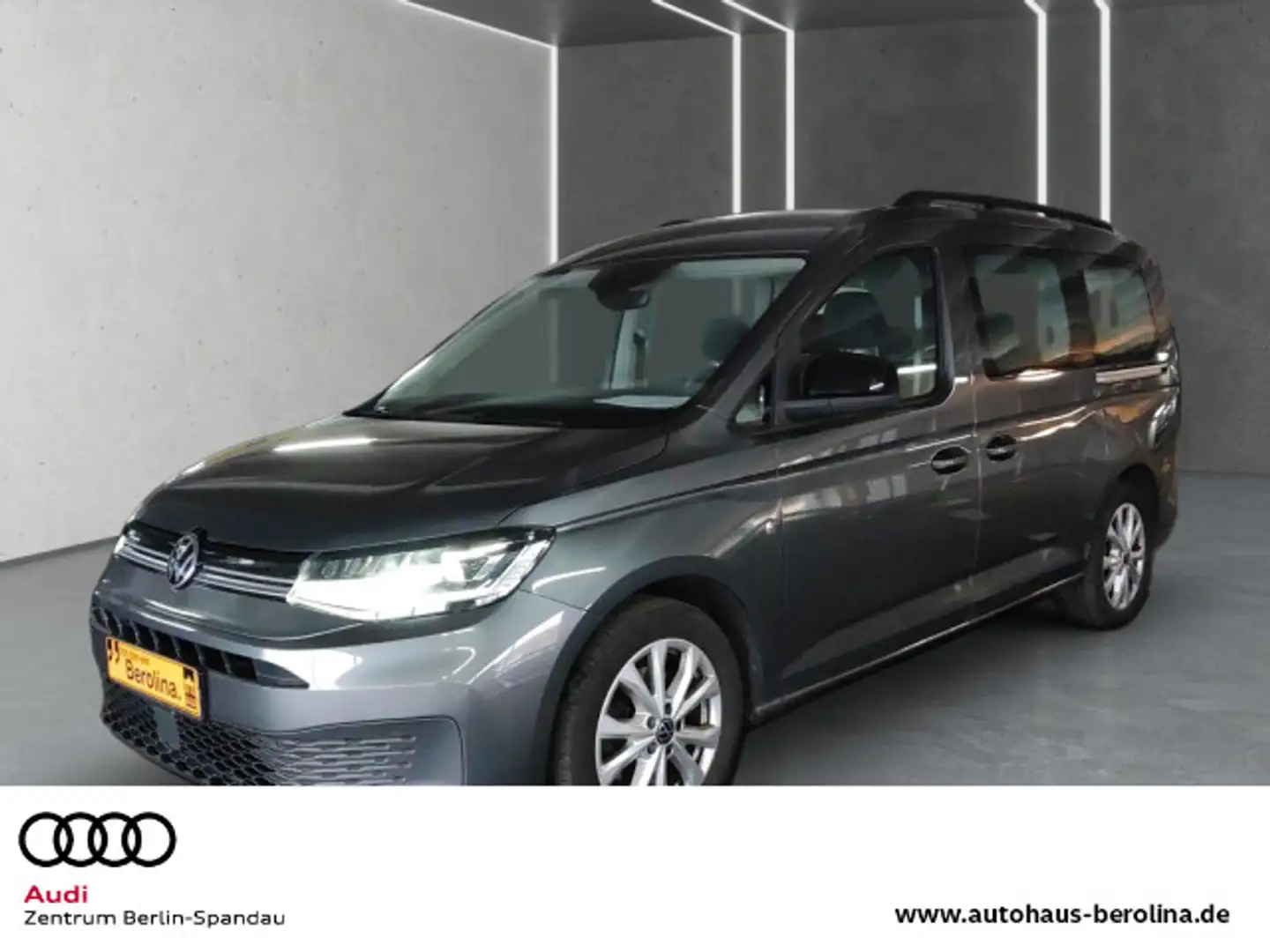 Volkswagen Caddy Kombi 2.0 TDI Life DSG *NAV*LED*SHZ* Grau - 1