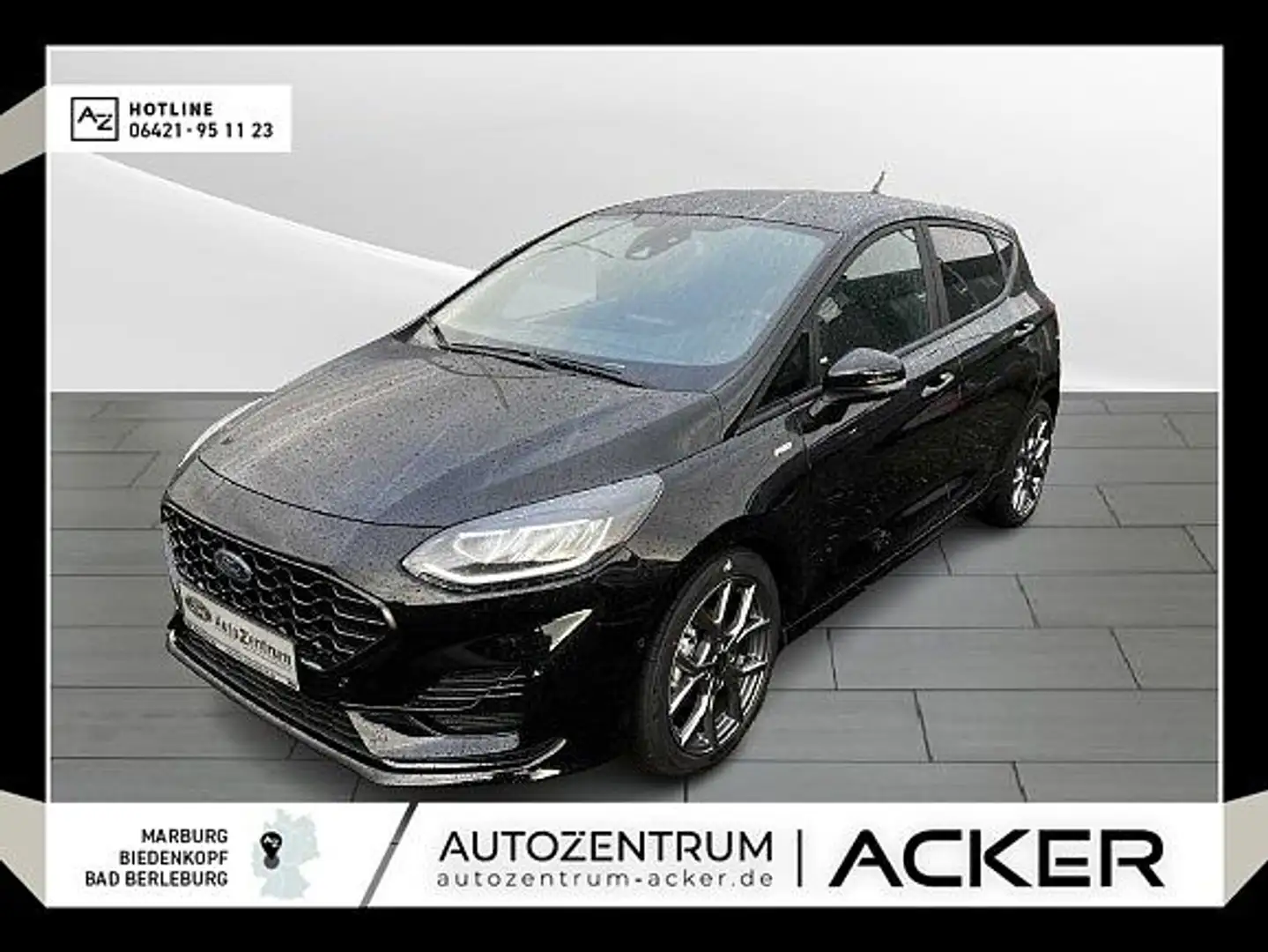 Ford Fiesta 1.0 EcoBoost MHEV ST-Line X iACC/RFK/LED Schwarz - 1