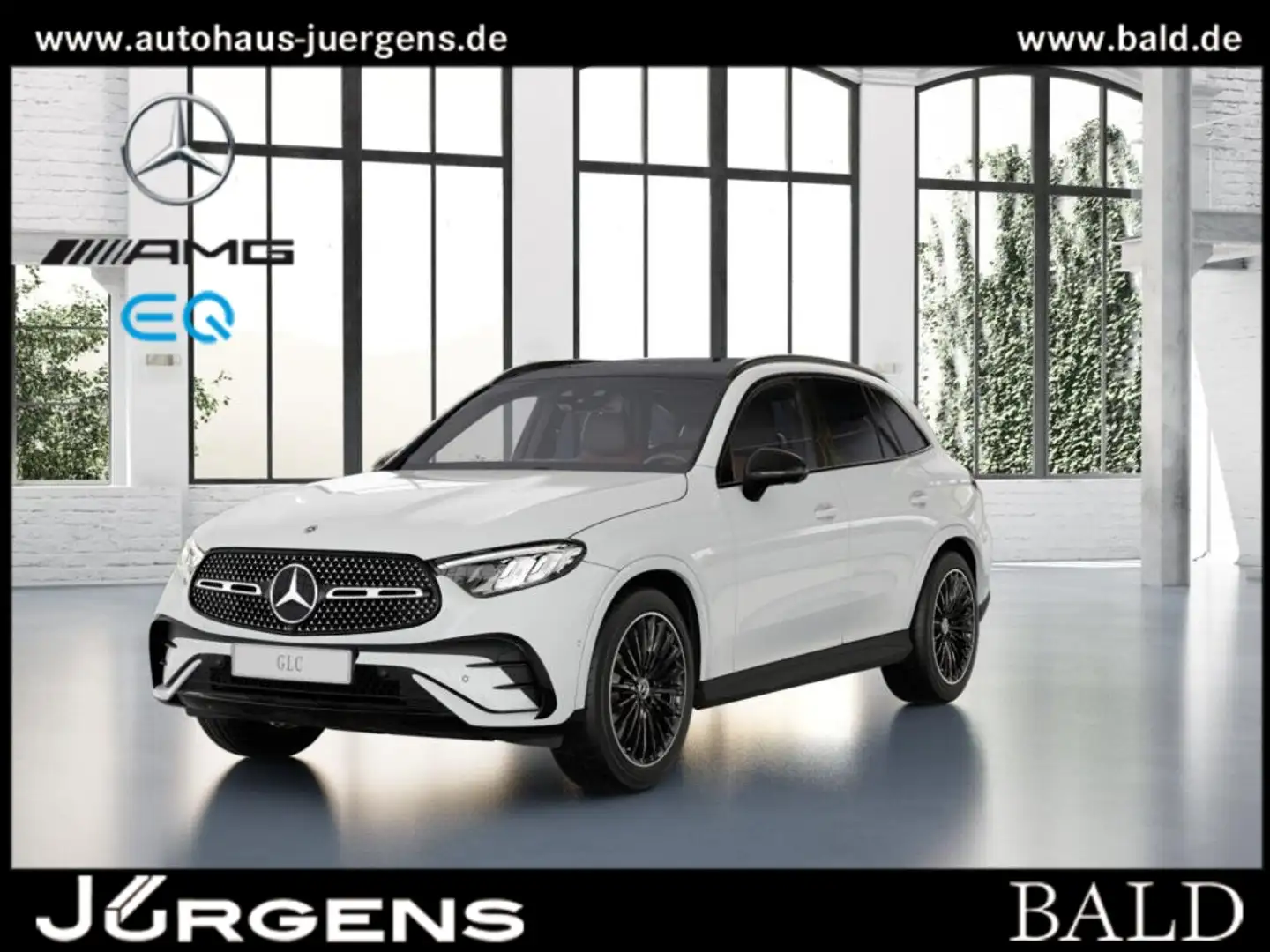 Mercedes-Benz GLC 300 d 4M AMG-Sport/Pano/Burm/Night/Distr/AHK Blanco - 1
