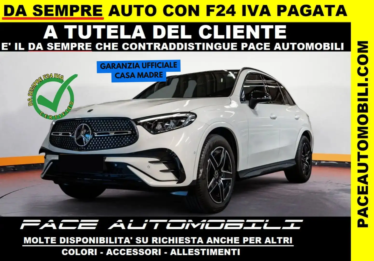 Mercedes-Benz GLC 220 d 4M PREMIUM AMG LED PDC NAVI KAMERA TETTO NIGHT Bianco - 1