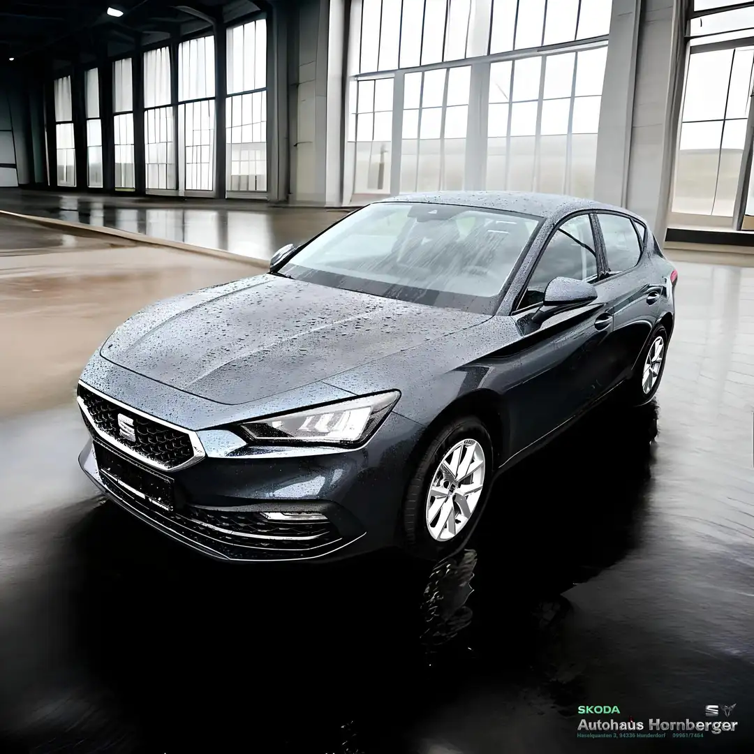 SEAT Leon e-Hybrid 1.5 eTSI DSG * Kamera/SHZ/PDC/ACC/LED/Ambientlicht Gris - 1