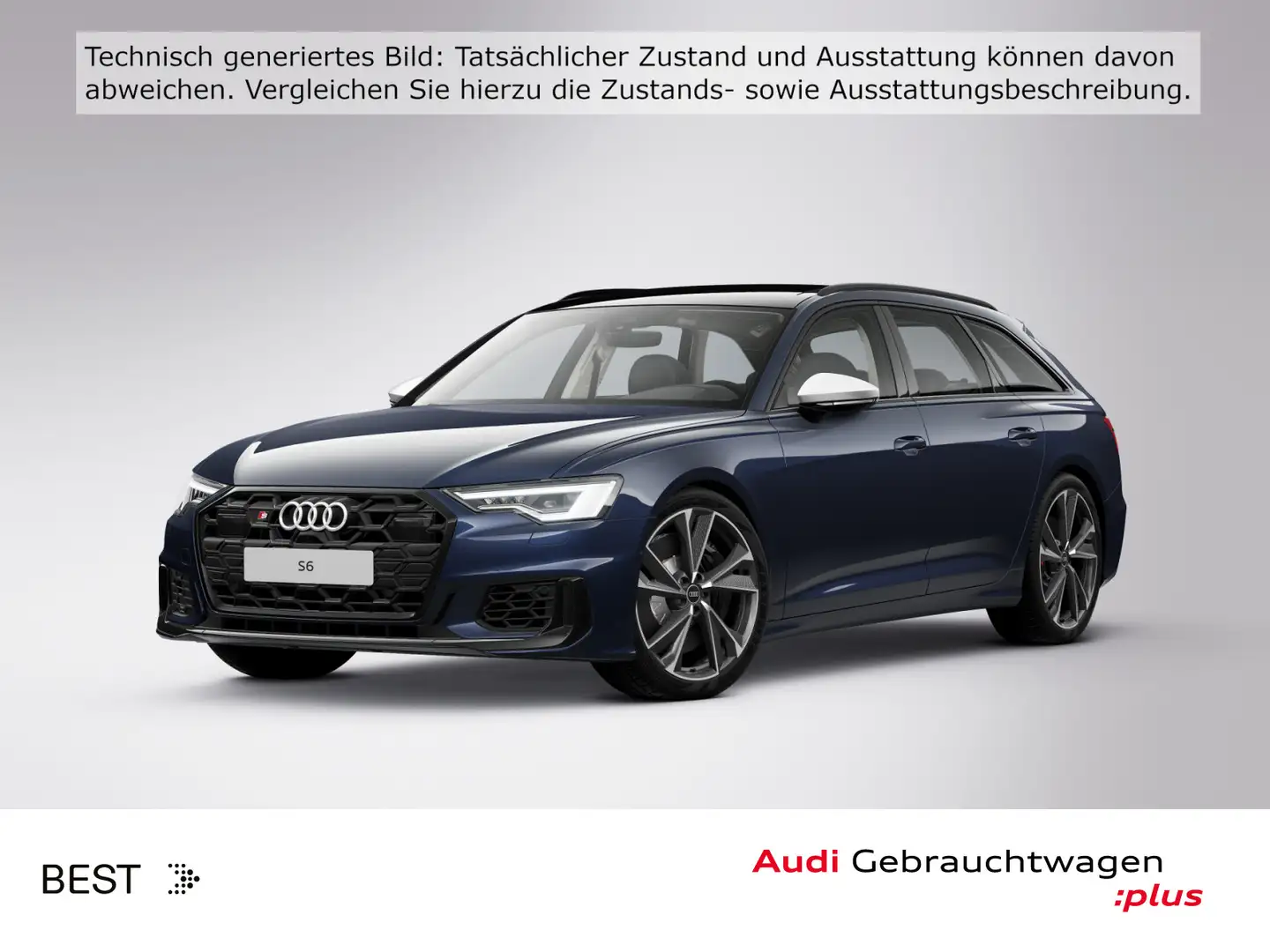 Audi S6 Pano*Kamera*Navi*21" Blau - 1