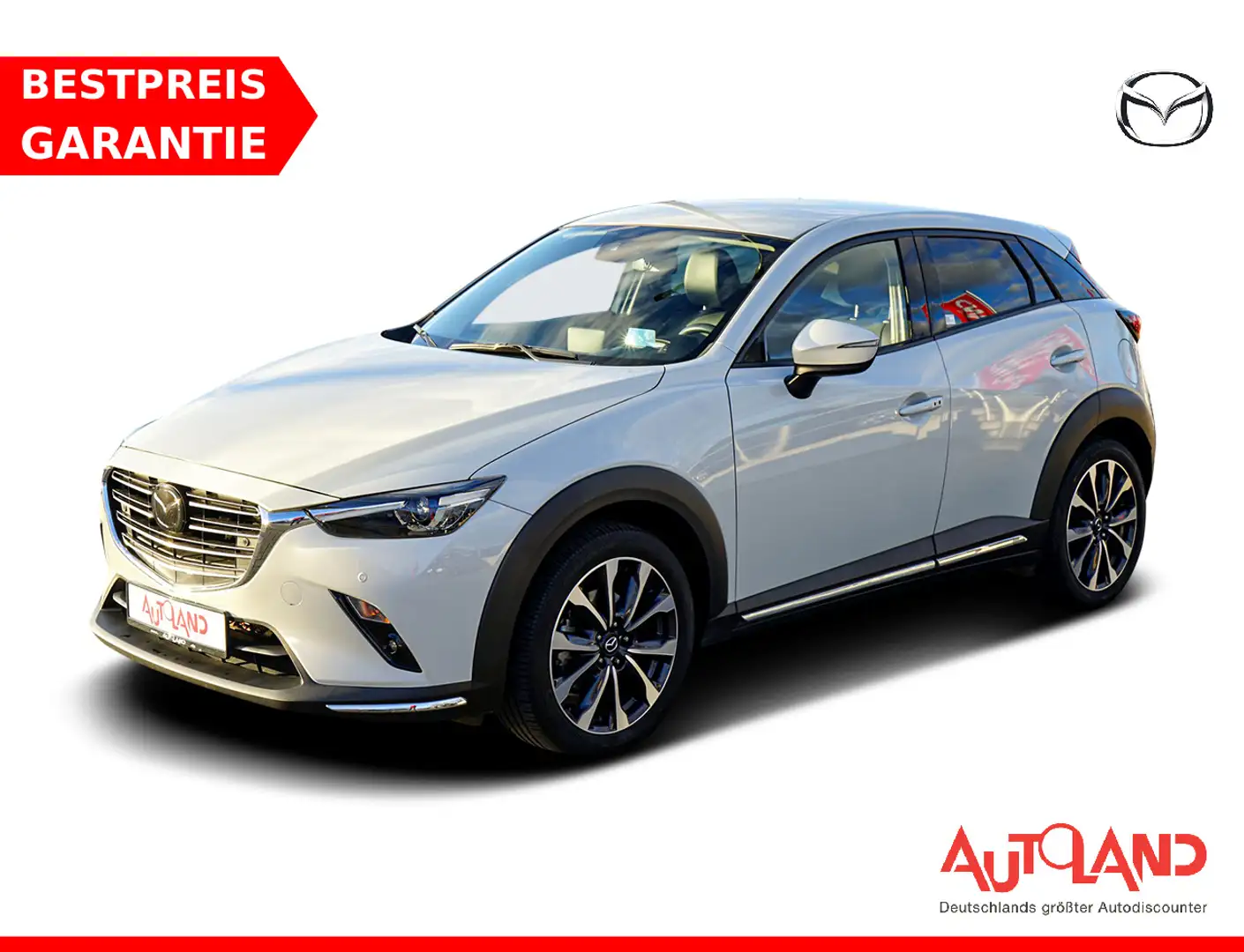 Mazda CX-3 2.0 Sports-Line LED Head-Up Totwinkel ACC Weiß - 1