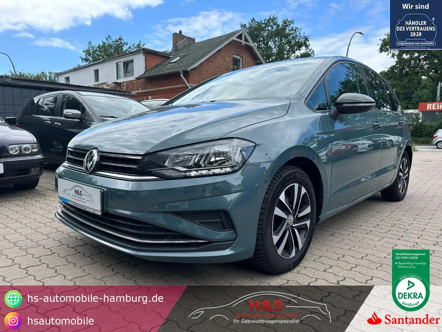 Volkswagen Golf Sportsvan VII IQ.DRIVE Bleu - 1