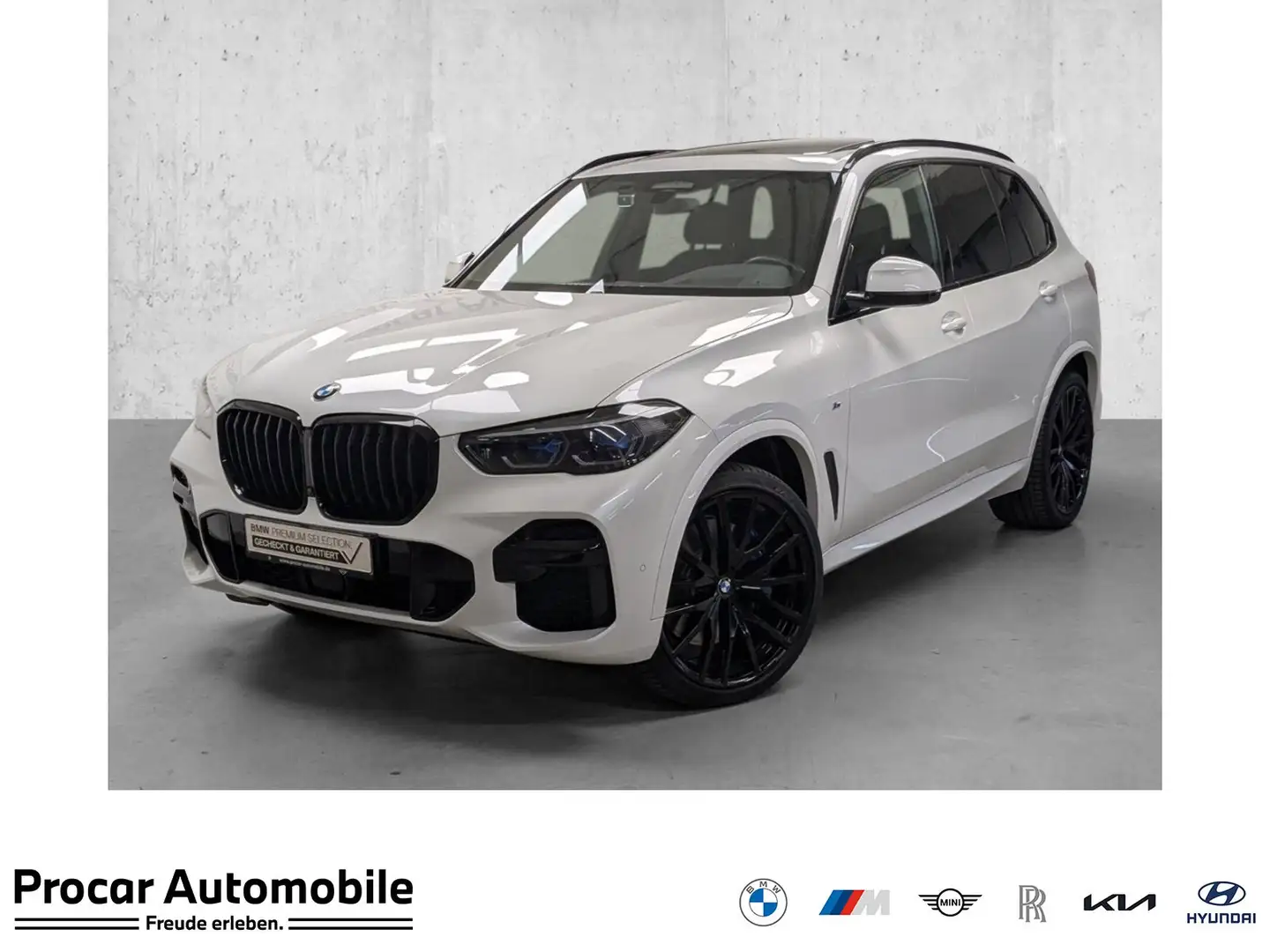 BMW X5 xDrive40d M Sport Laser AHK Pano DA Prof 360° HuD Weiß - 1