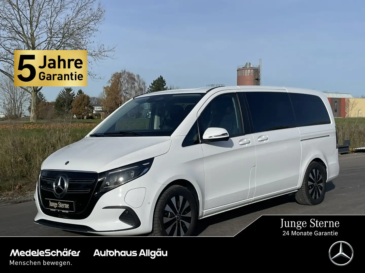 Mercedes-Benz EQV 300 EQV 300 Lang FACELIFT LEDER TISCH CARPLAY LED Weiß - 1