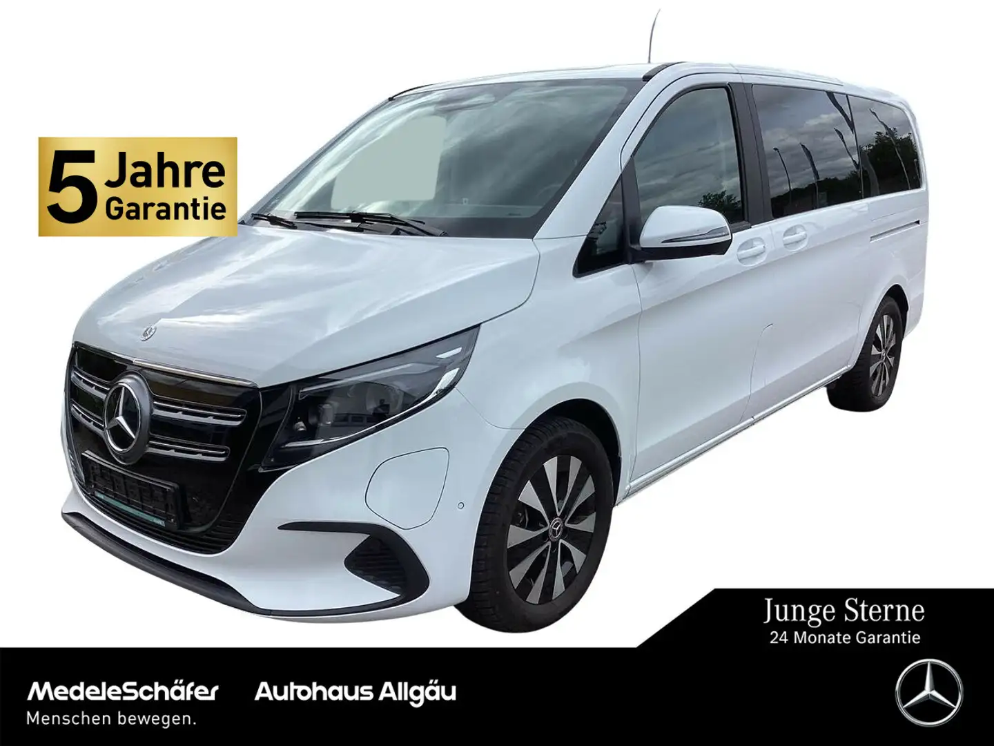 Mercedes-Benz EQV 300 EQV 300 Lang FACELIFT LEDER TISCH CARPLAY LED Weiß - 1