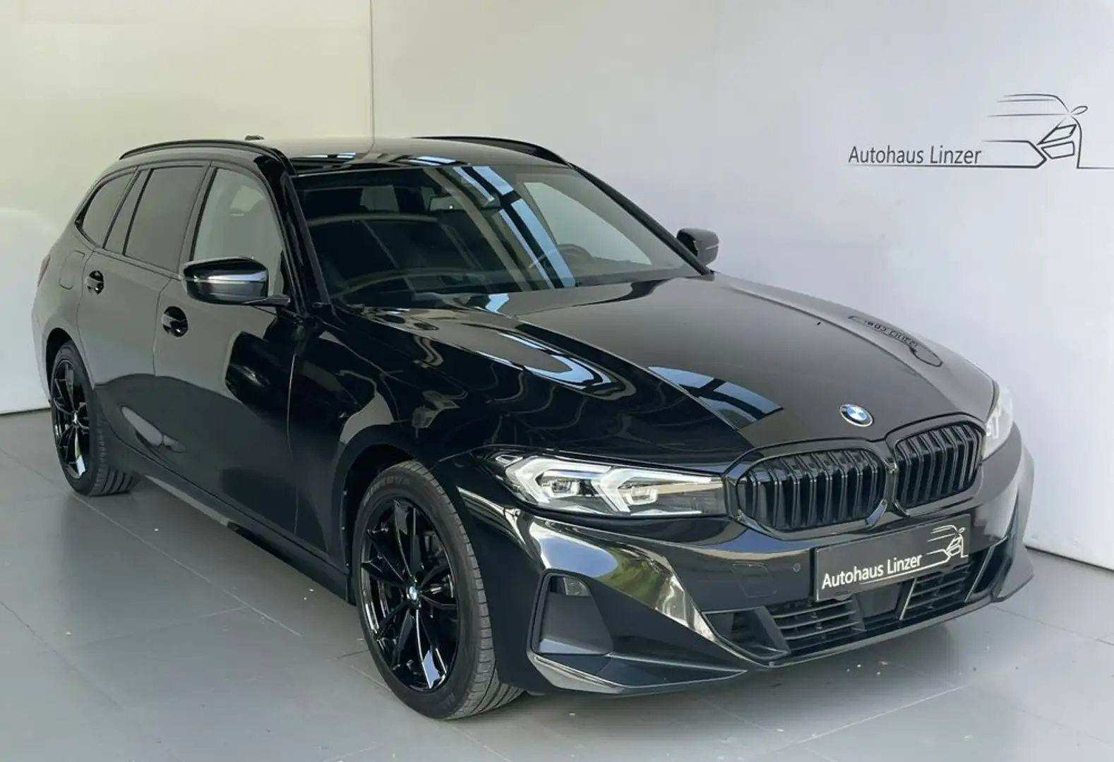 BMW 318 d *LED*StHz*ACC*HarmanK*KeyGo*Sportsitze*LEDER* Schwarz - 1