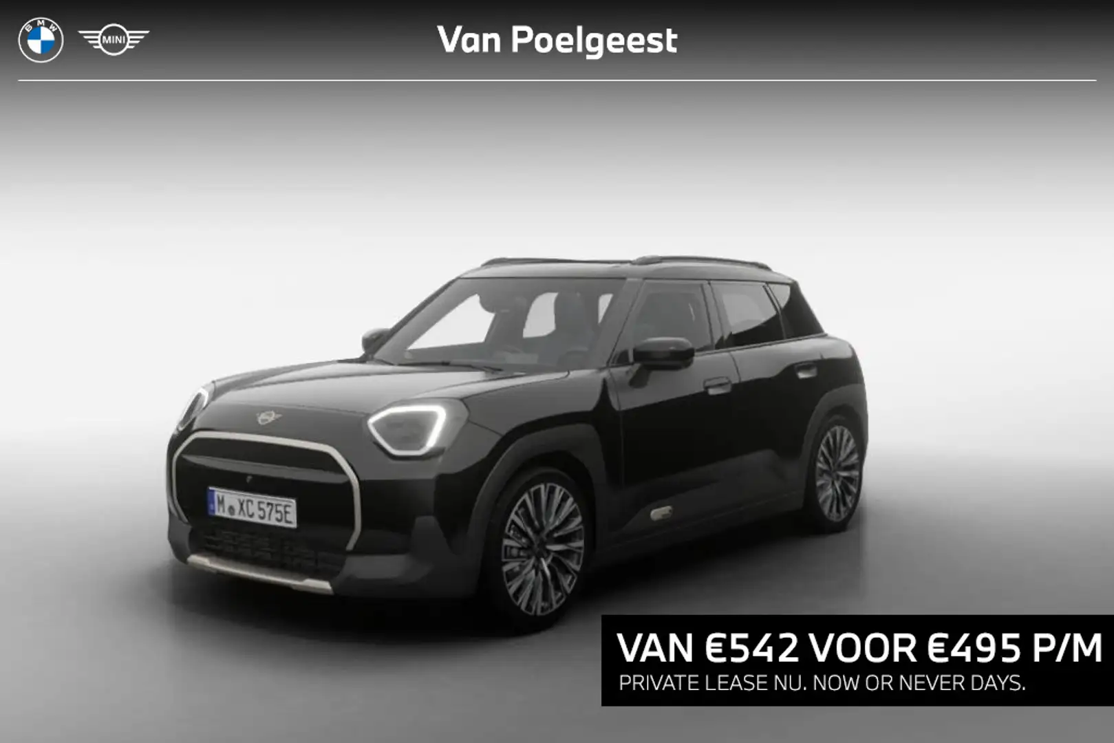 MINI Aceman E Favoured L | Now or Never Days Zwart - 1