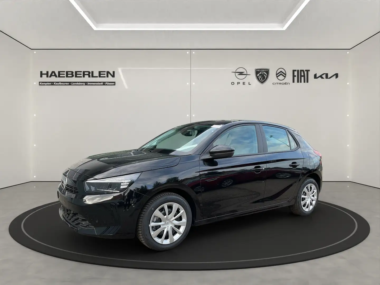 Opel Corsa F 1.2 Turbo Edition Klima, Sitzheizung Schwarz - 2