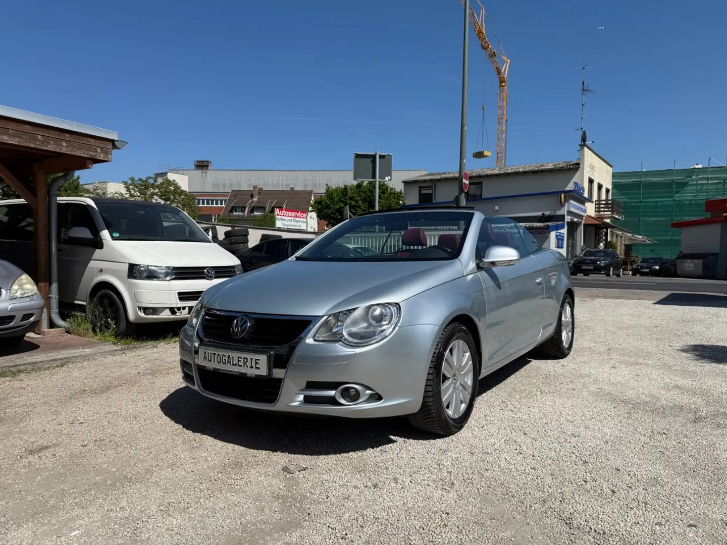 Volkswagen Eos 2.0 TDI 1.Hand-Leder-Navi.! Silber - 1