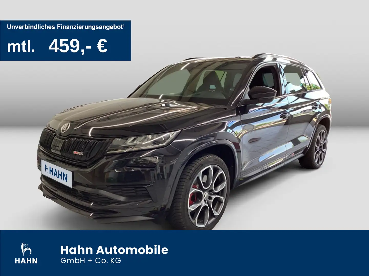Skoda Kodiaq RS 2.0Bi-TDI DSG 4x4 Pano AHK Navi ACC Ca Schwarz - 1