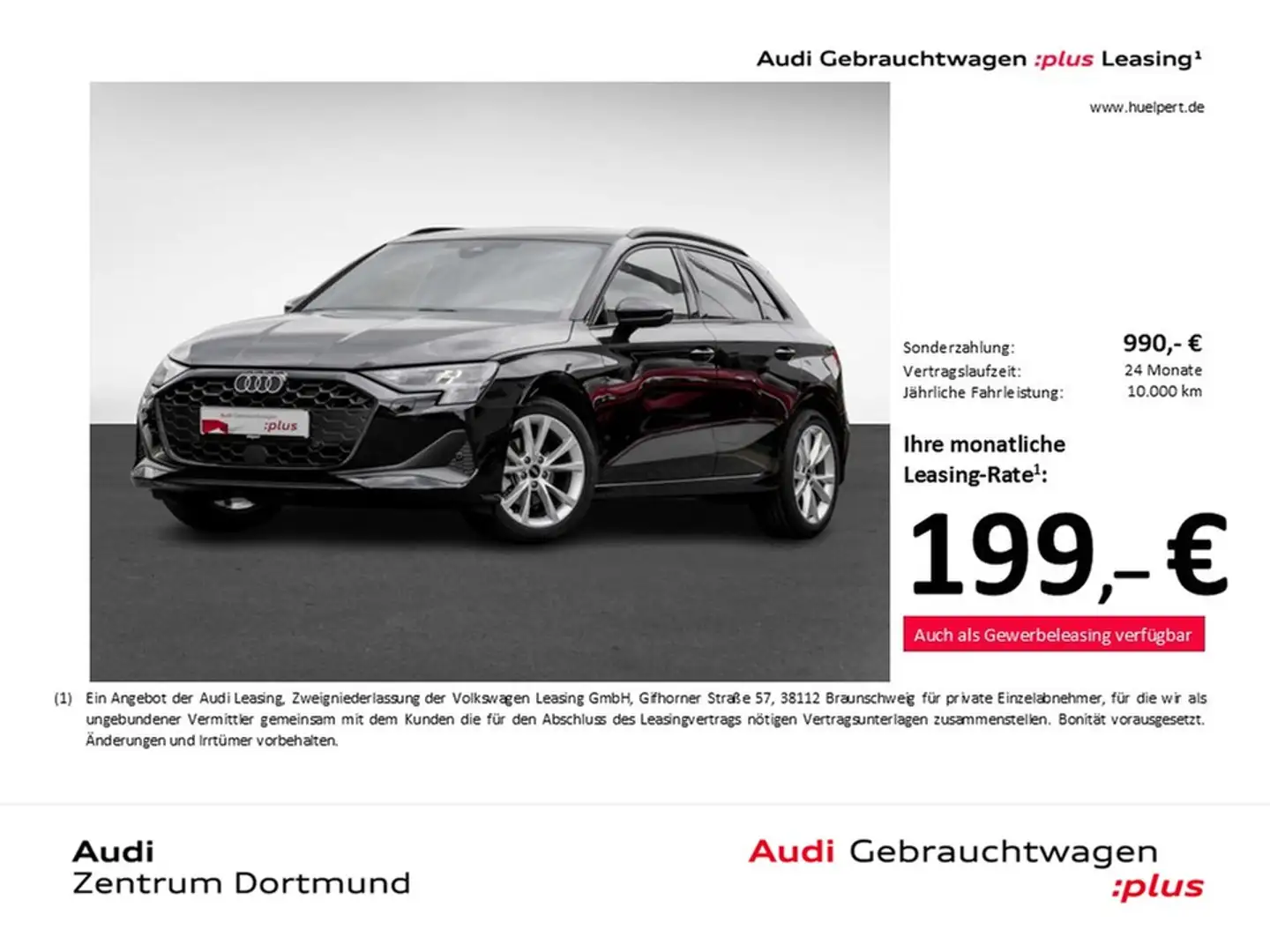 Audi A3 Sportback 30 FACELIFT SONOS-SOUND HEAD-UP NAVI+ Schwarz - 1