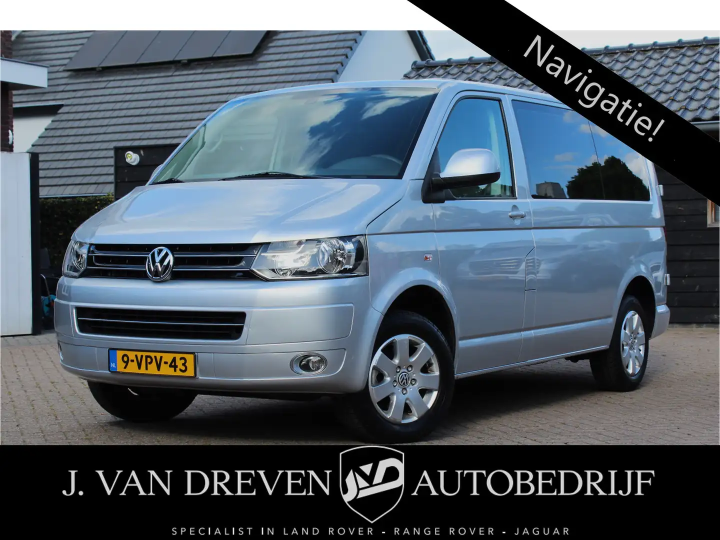 Volkswagen T5 Transporter 2.0 TDI DC Comfortline - Navi, zomer- en winterban Grijs - 1