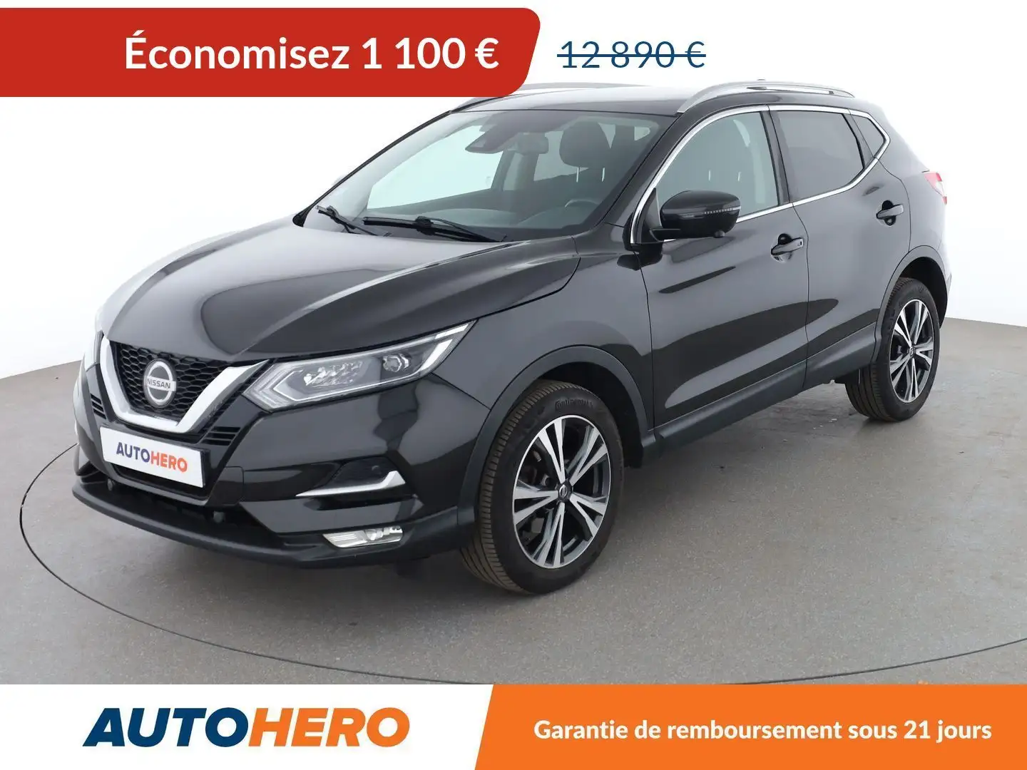 Nissan Qashqai 1.2 DIG-T Schwarz - 1