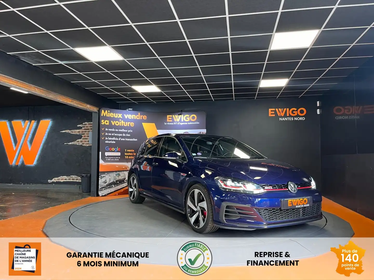 Volkswagen Golf 7 GTI PERFORMANCE 2.0 TSI 245 CH DSG7 // CARPLAY // DYNAUDIO // CAMÉRA DE RECUL - 1