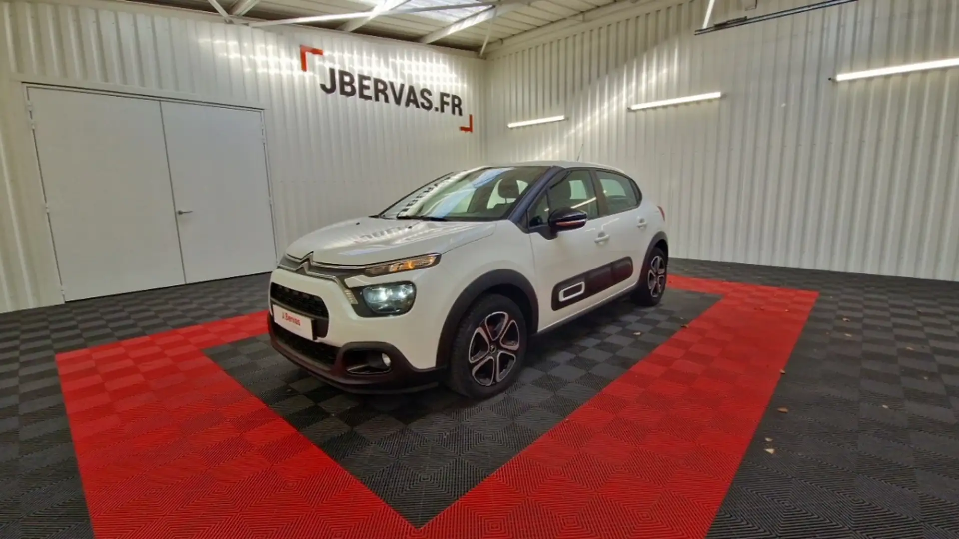 Citroen C3 Société BlueHDi 100 S&S BVM Feel Nav Blanc - 1
