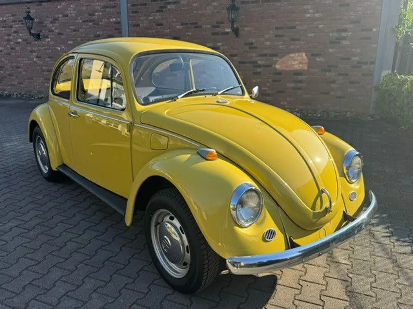 Volkswagen Käfer 1200 Texasgelb Erstbesitz Pappdeckelbrief Galben - 1