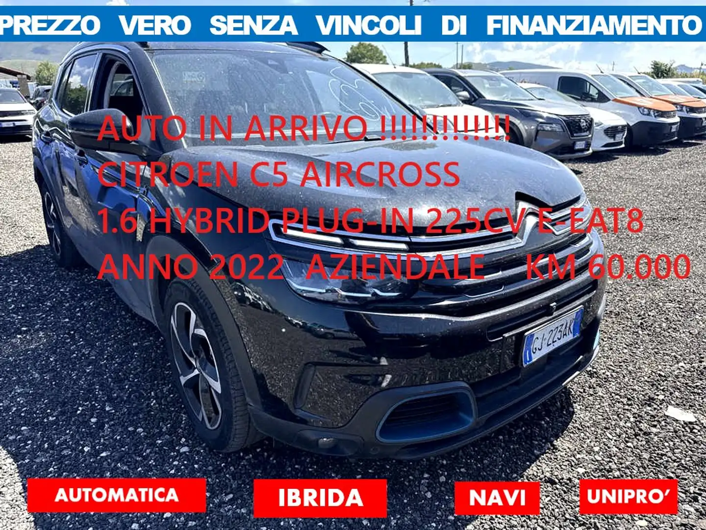 Citroen C5 Aircross 1.6 HYBRID PLUG-IN 225CV E-EAT8 **PREZZO VERO** Nero - 1