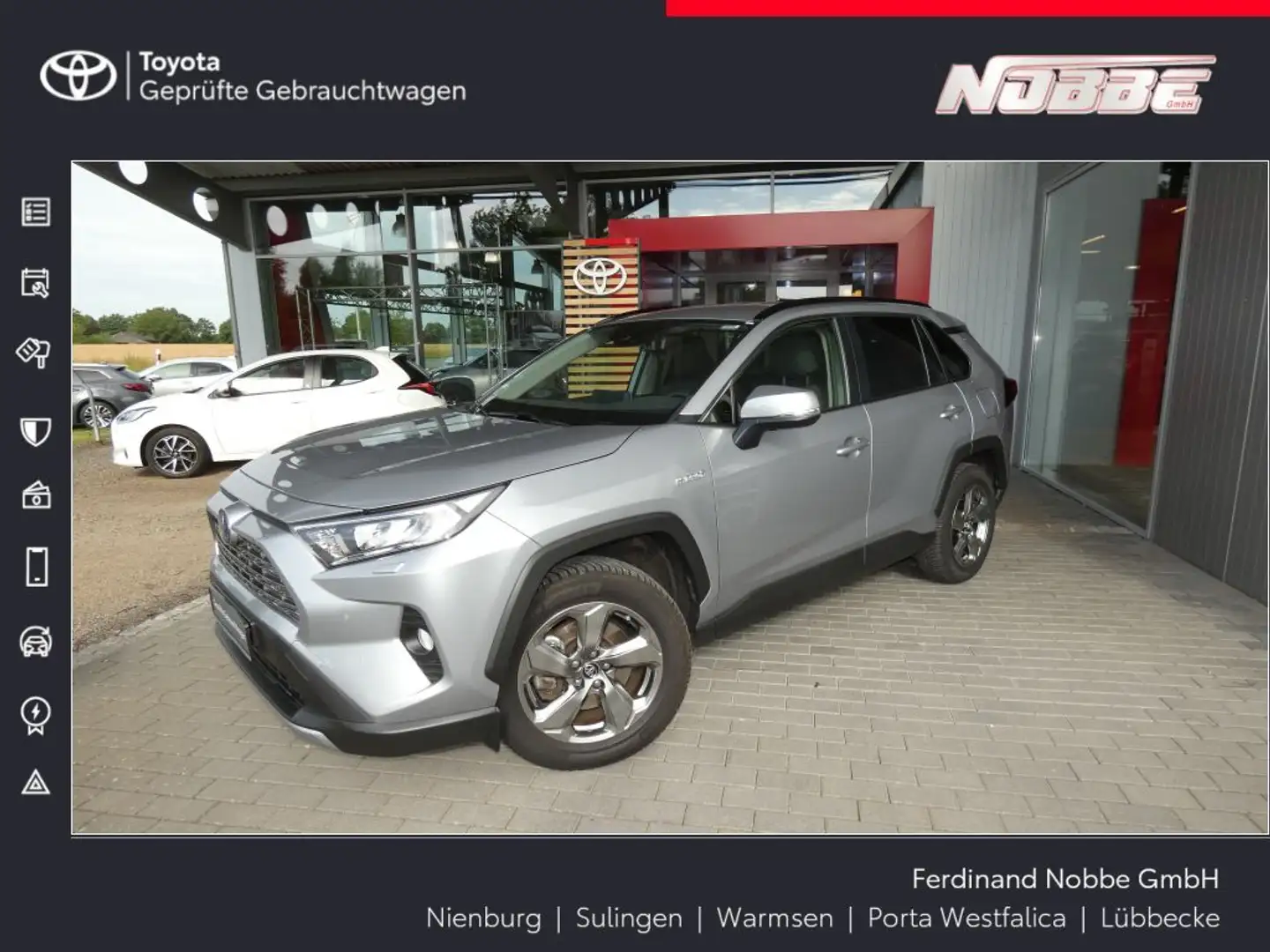 Toyota RAV 4 2.5 4x2 Hybrid Club Silber - 1