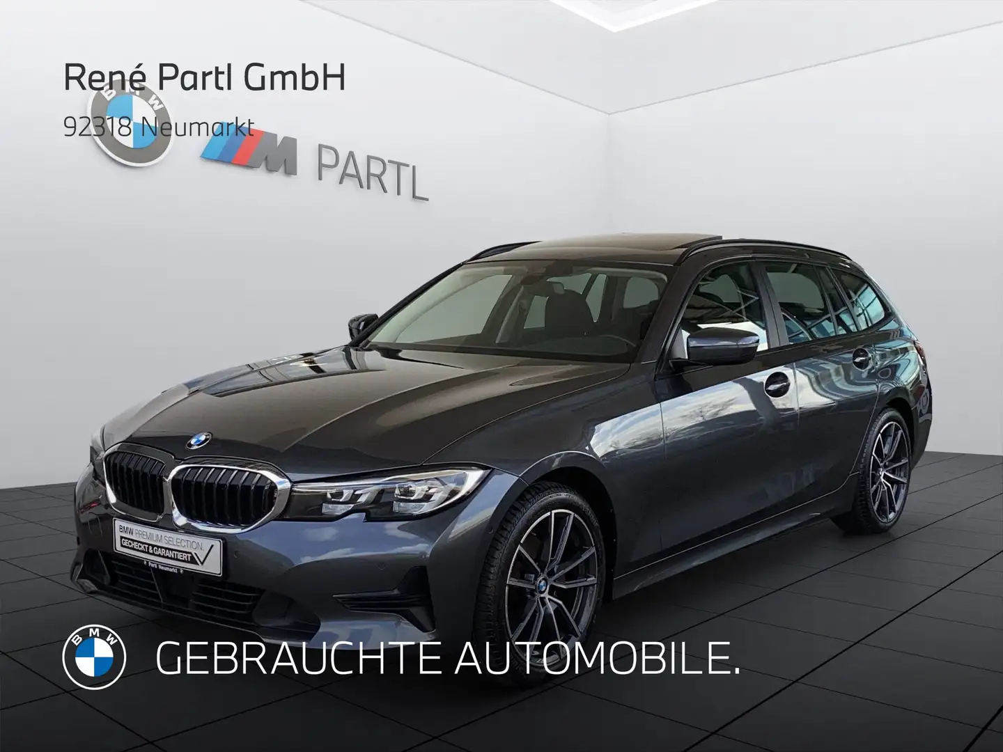 BMW 320 d Touring LED ACC RFK Pano AHK Standhzg Grau - 1