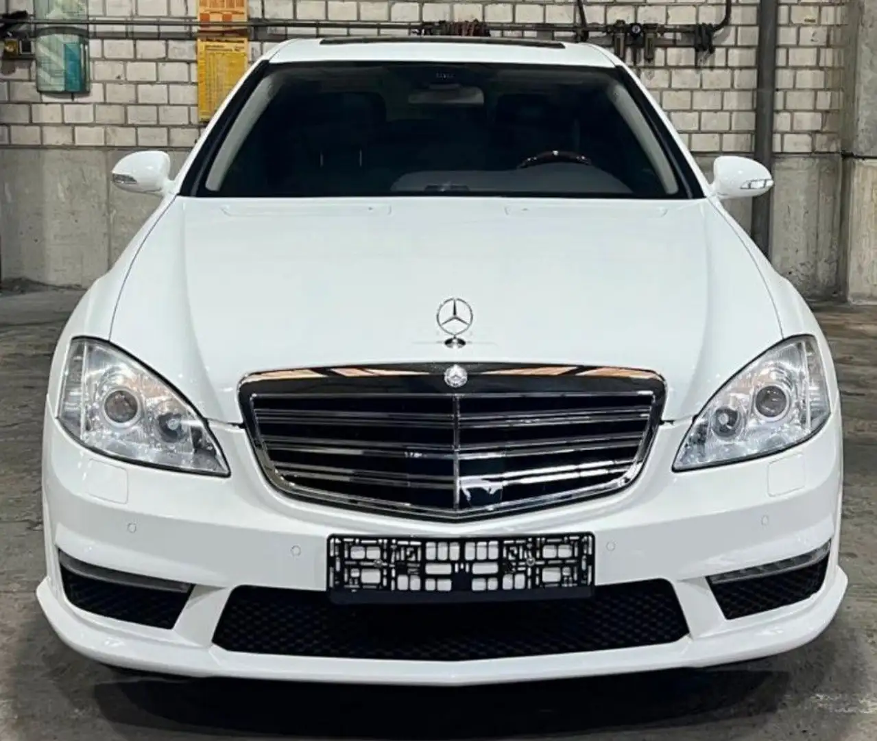 Mercedes-Benz S 500 Lang S65 AMG Optik SSD Leder KeylessGo Weiß - 2