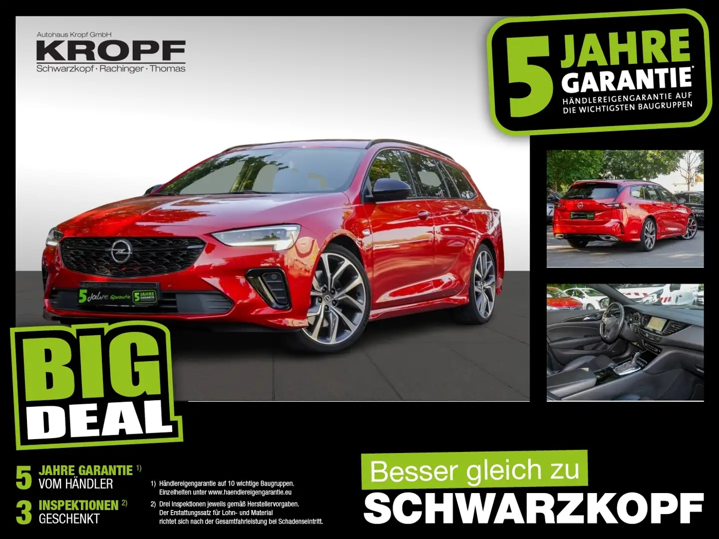 Opel Insignia B Sports Tourer 2.0 GSi ACC+AHK+LED+SHZ Rouge - 1