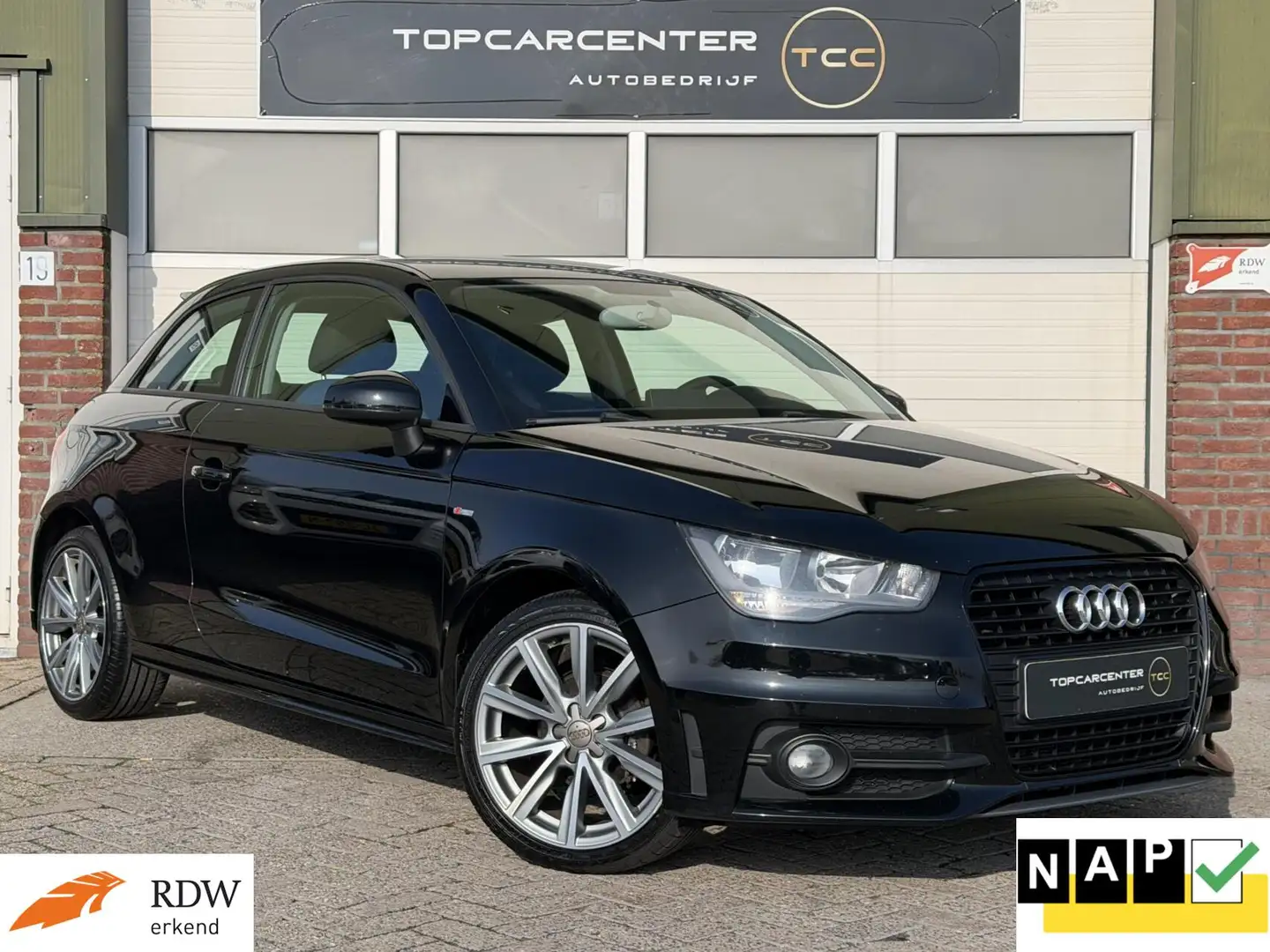 Audi A1 1.2 TFSI Admired/AIRCO/PARKS/NAVI/CRUISE/APK/NAP Schwarz - 1