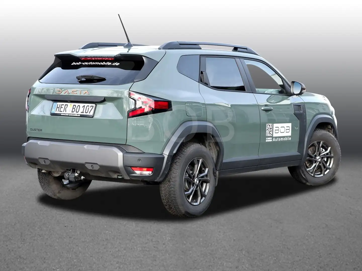 Dacia Duster Extreme TCE 130 8-fach bereift AHK SHZ PDC NAVI Grün - 2