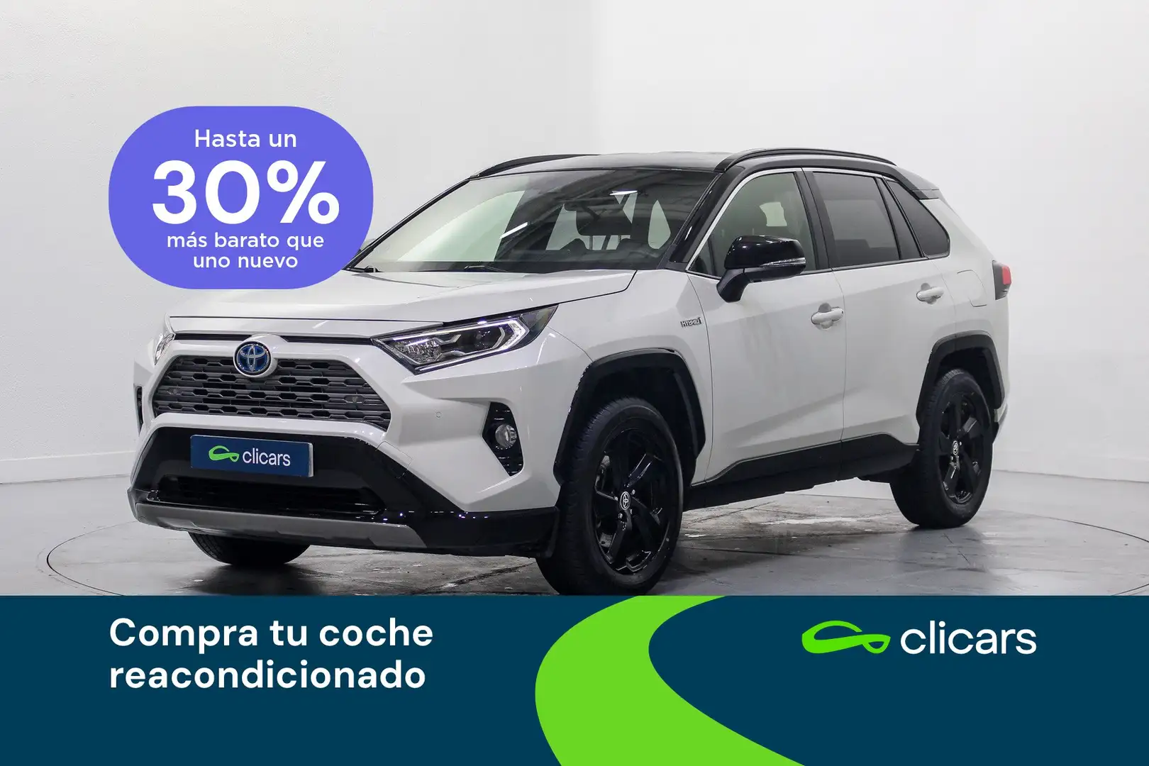 Toyota RAV 4 2.5 hybrid 2WD Feel! Blanc - 1