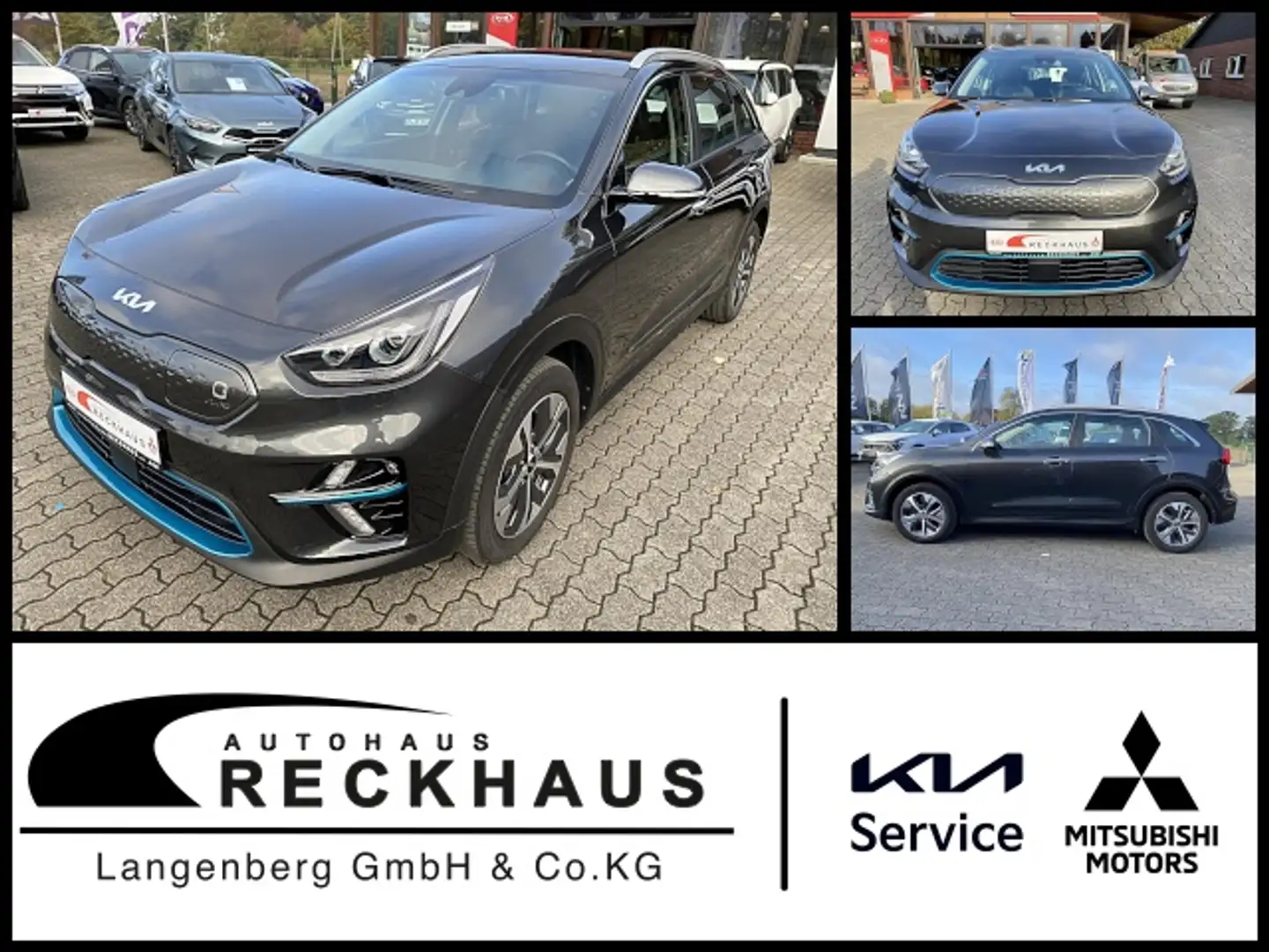 Kia Niro 136 EV VISION 3PH LED NAVI Klima Navi Gris - 1