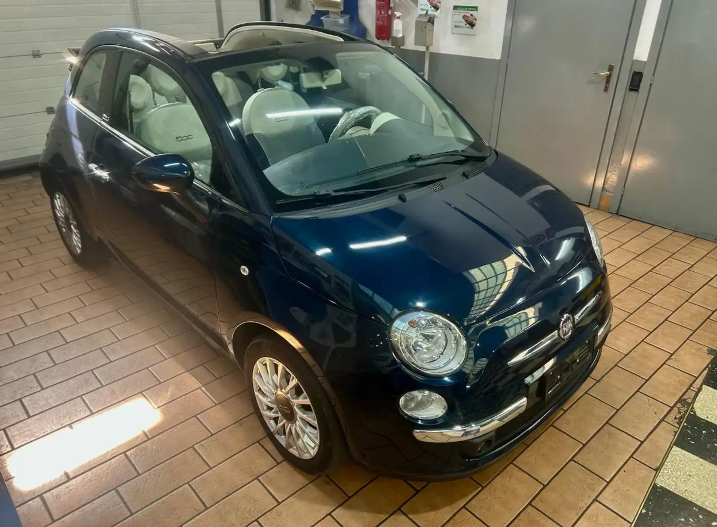 Fiat 500C 1.2 Lounge Blu/Azzurro - 1
