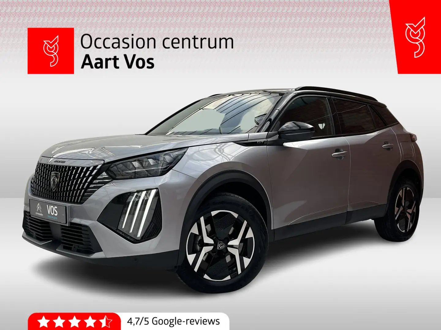 Peugeot 2008 Hybrid 136 GT | Adaptive Cruise | Keyless | Grijs - 1