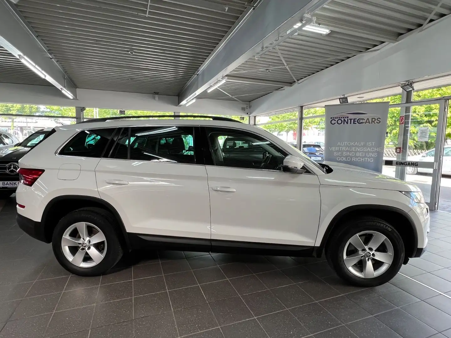 Skoda Kodiaq 2.0 TDI Ambition AMB+KAM+KESSY+e.klappe Weiß - 1